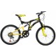 Tec Master 20 Jant Vitesli Çift Amortisör Çocuk Bisikleti Siyah-Sarı