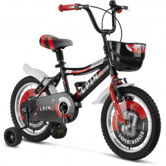 Ümit Alpina 16 Jant 4–6 Yaş Çocuk Bisikleti - Kırmızı