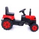Römorklu & Pedallı Traktör Çocuk Traktörü Kırmızı
