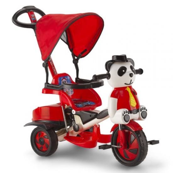 Baby Panda Ebeveyn Kontrollü Çocuk Bisikleti Kırmızı