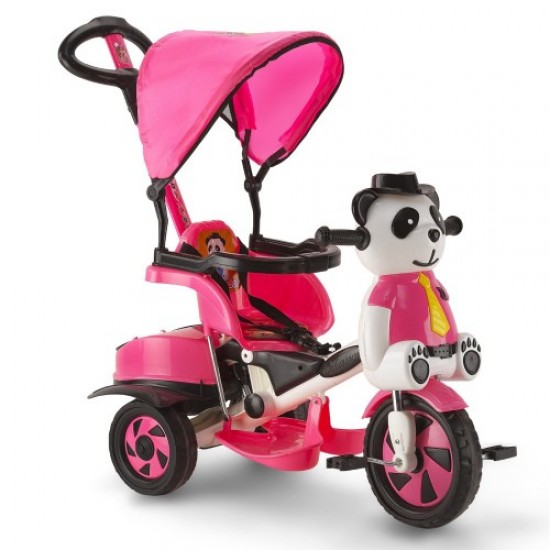 Baby Panda Ebeveyn Kontrollü Çocuk Bisikleti Pembe