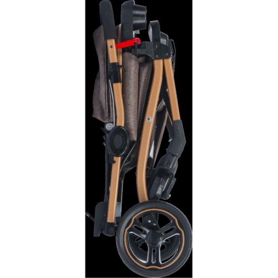 Plus Gold Çift Yönlü Lux Bebek Arabası Özel Kumaş - Antrasit