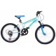 Tec Titan 20 Jant Ön Amortisörlü – Vitesli Bisiklet (6–9 Yaş) Beyaz-Mavi