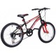 Tec Titan 20 Jant Ön Amortisörlü – Vitesli Bisiklet (6–9 Yaş) Siyah-Kırmızı