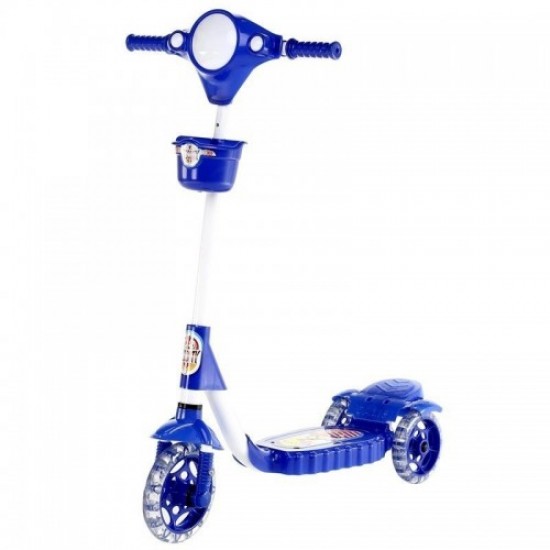 Xscooty Silikon Üç Tekerli Frenli Scooter